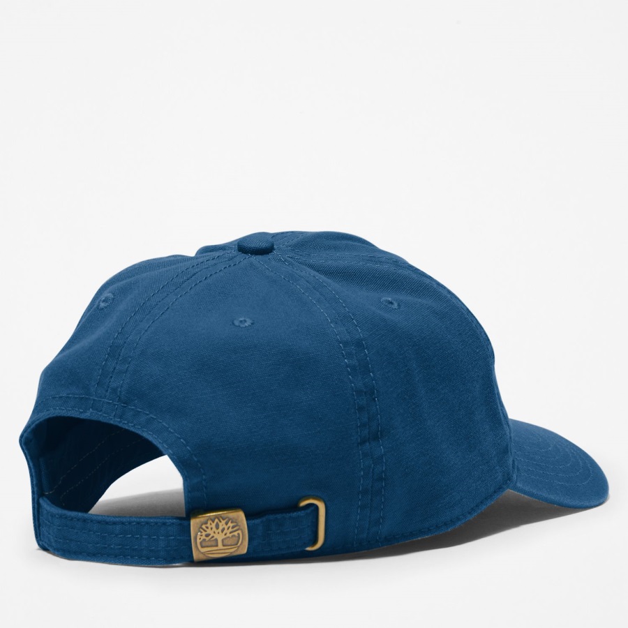 Dark Denim Timberland Ireland Cooper Hill Cotton Canvas Baseball Cap