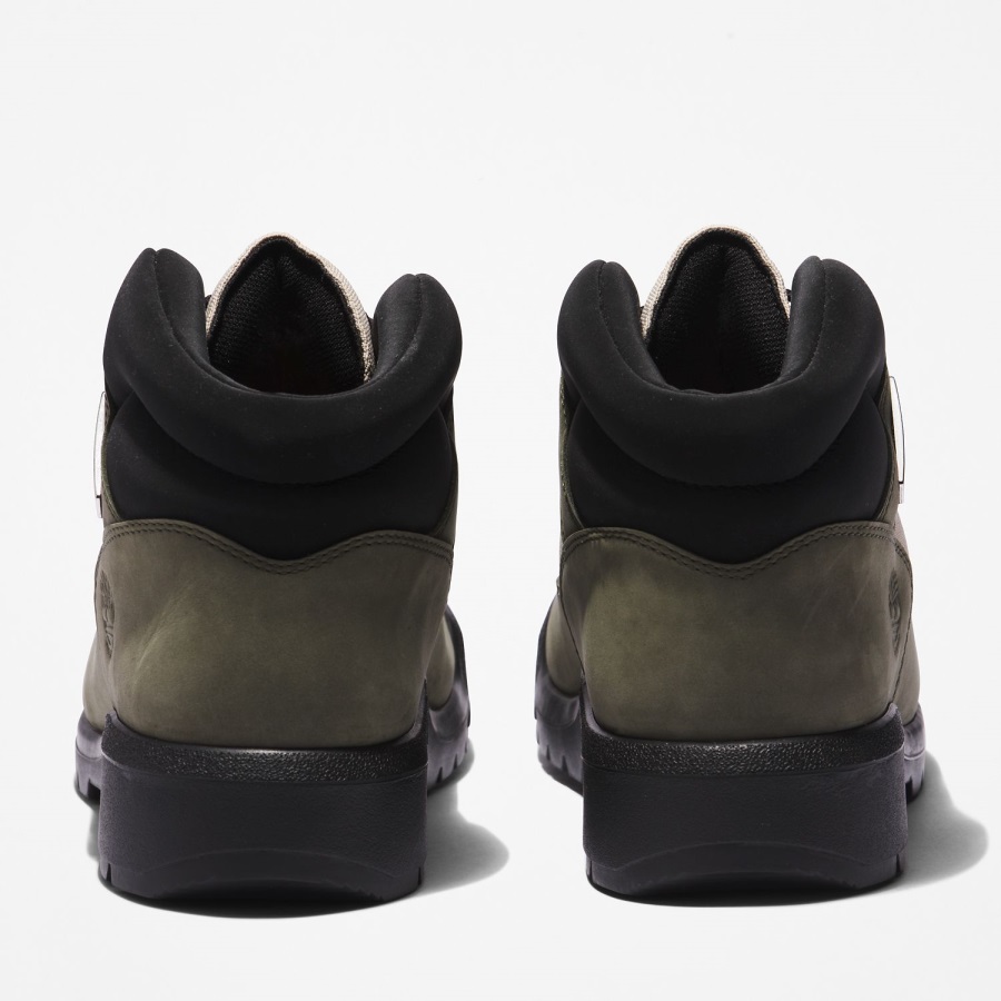 Dark Green Nubuck Men's Waterproof Field Boots Timberland Ireland