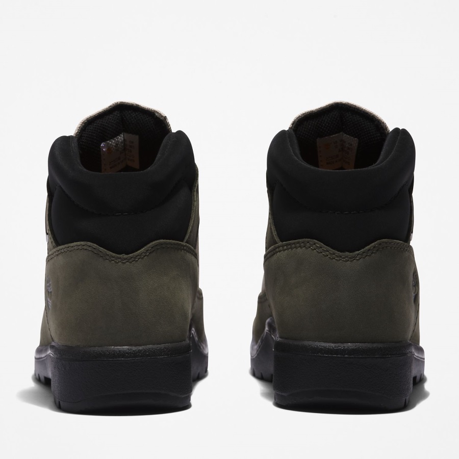 Dark Green Youth Field Boots Timberland Ireland