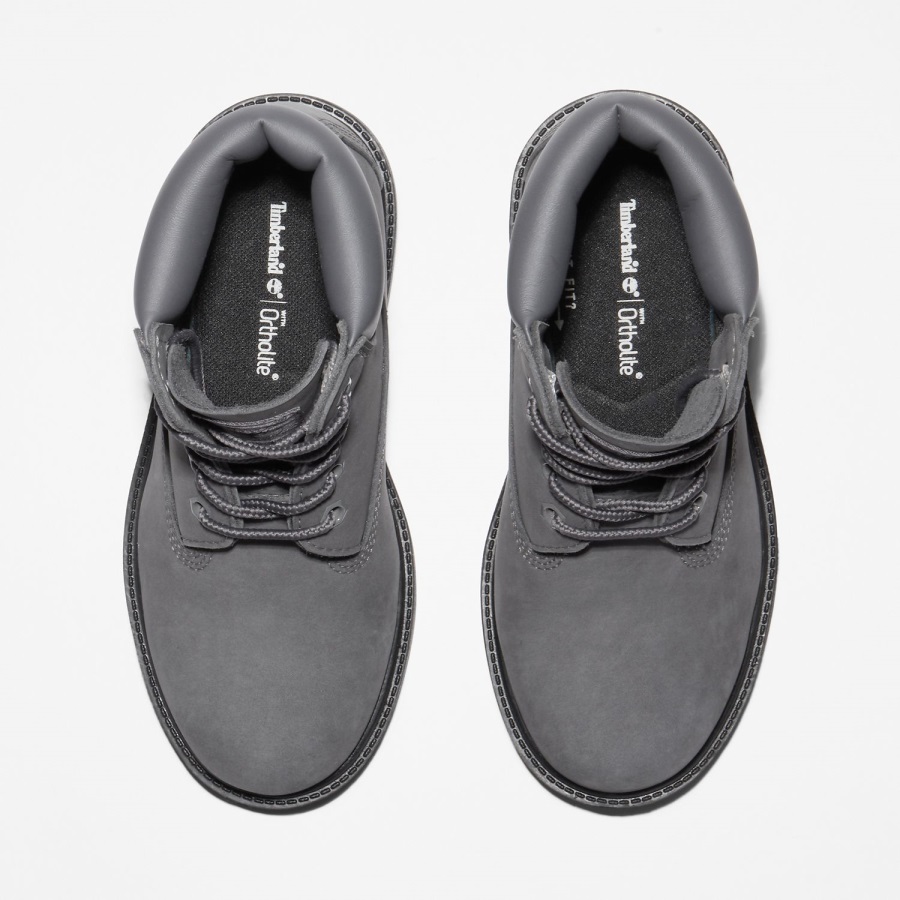 Dark Grey Nubuck Youth Classic 6-Inch Waterproof Boot Timberland Ireland