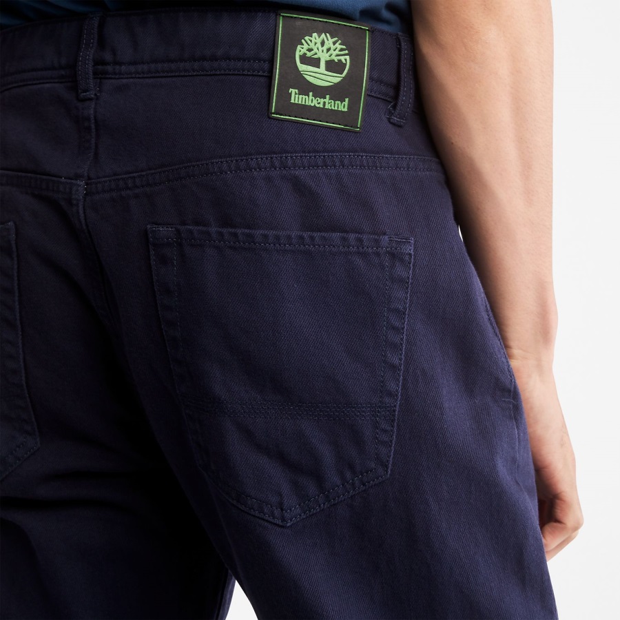 Dark Indigo Men's Outdoor Heritage Ek+ Garment-Dyed Jeans Timberland Ireland