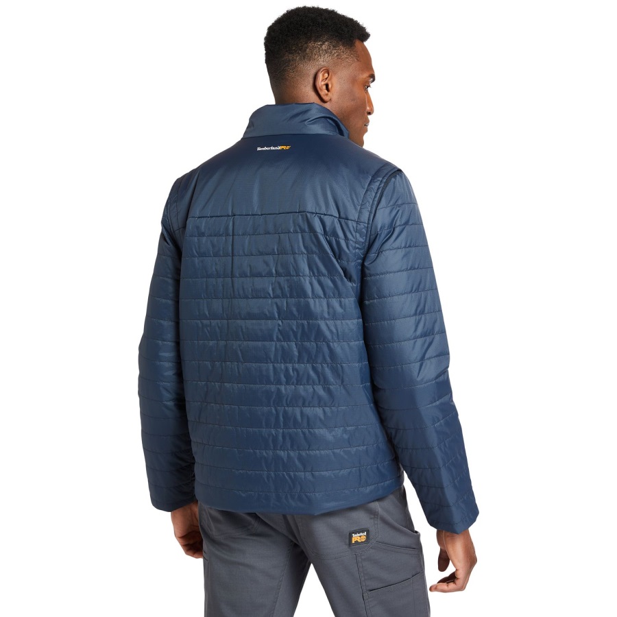 Dark Navy Timberland Ireland Men's Pro Mt Washington Insulated Jacket