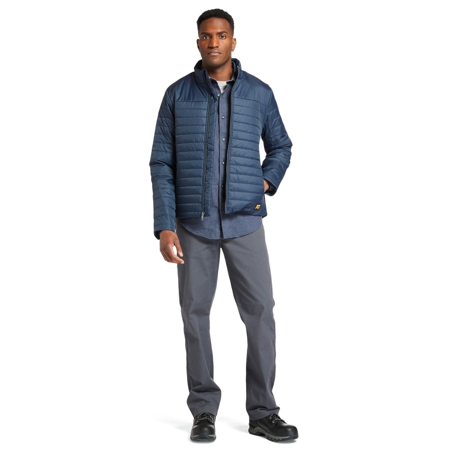 Dark Navy Timberland Ireland Men's Pro Mt Washington Insulated Jacket