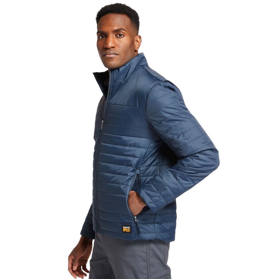 Dark Navy Timberland Ireland Men's Pro Mt Washington Insulated Jacket