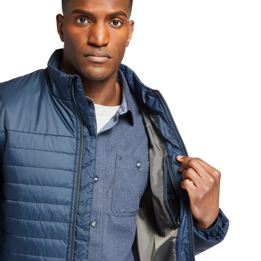 Dark Navy Timberland Ireland Men's Pro Mt Washington Insulated Jacket