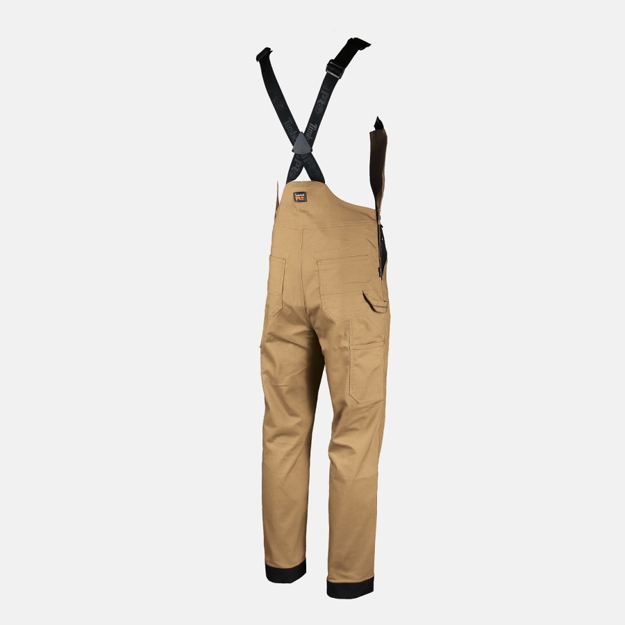 Dark Wheat Men's Ironhide Flex Bib Overalls Timberland Ireland