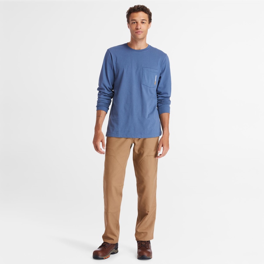 Dark Wheat Men's Pro Ironhide Flex Utility Doublefront Pants Timberland Ireland