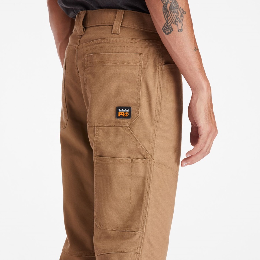 Dark Wheat Men's Pro Ironhide Flex Utility Doublefront Pants Timberland Ireland