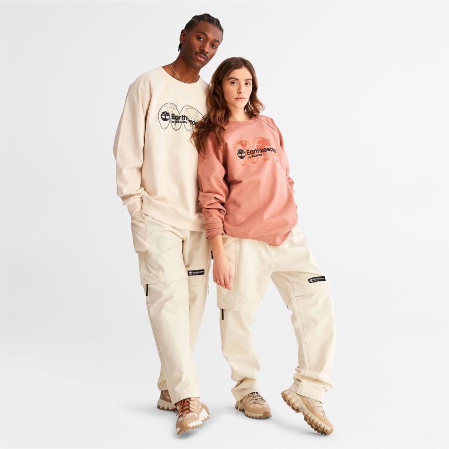 Earthkeepers By Raeburn Archive Globe Crewneck Sweatshirt Chutney Timberland Ireland