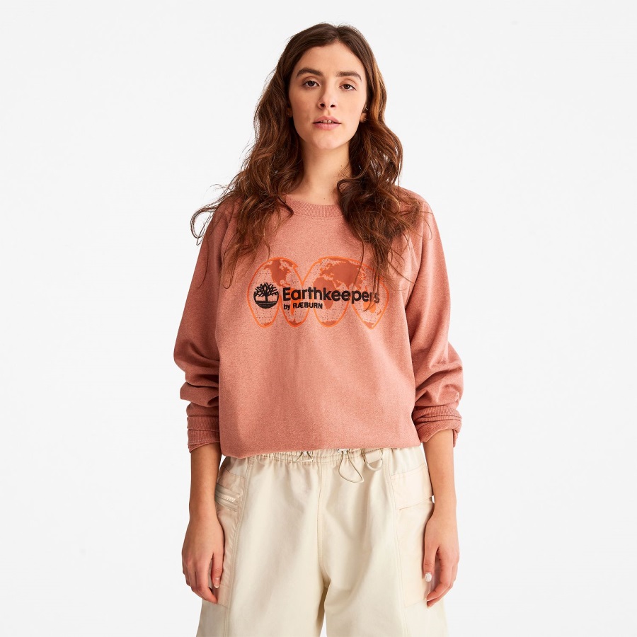 Earthkeepers By Raeburn Archive Globe Crewneck Sweatshirt Timberland Ireland Chutney
