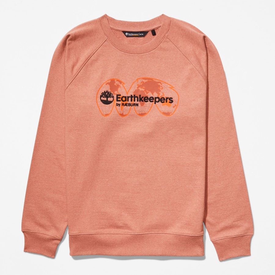 Earthkeepers By Raeburn Archive Globe Crewneck Sweatshirt Timberland Ireland Chutney