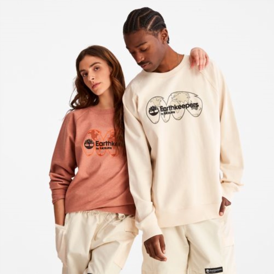 Earthkeepers By Raeburn Archive Globe Crewneck Sweatshirt Undyed Timberland Ireland