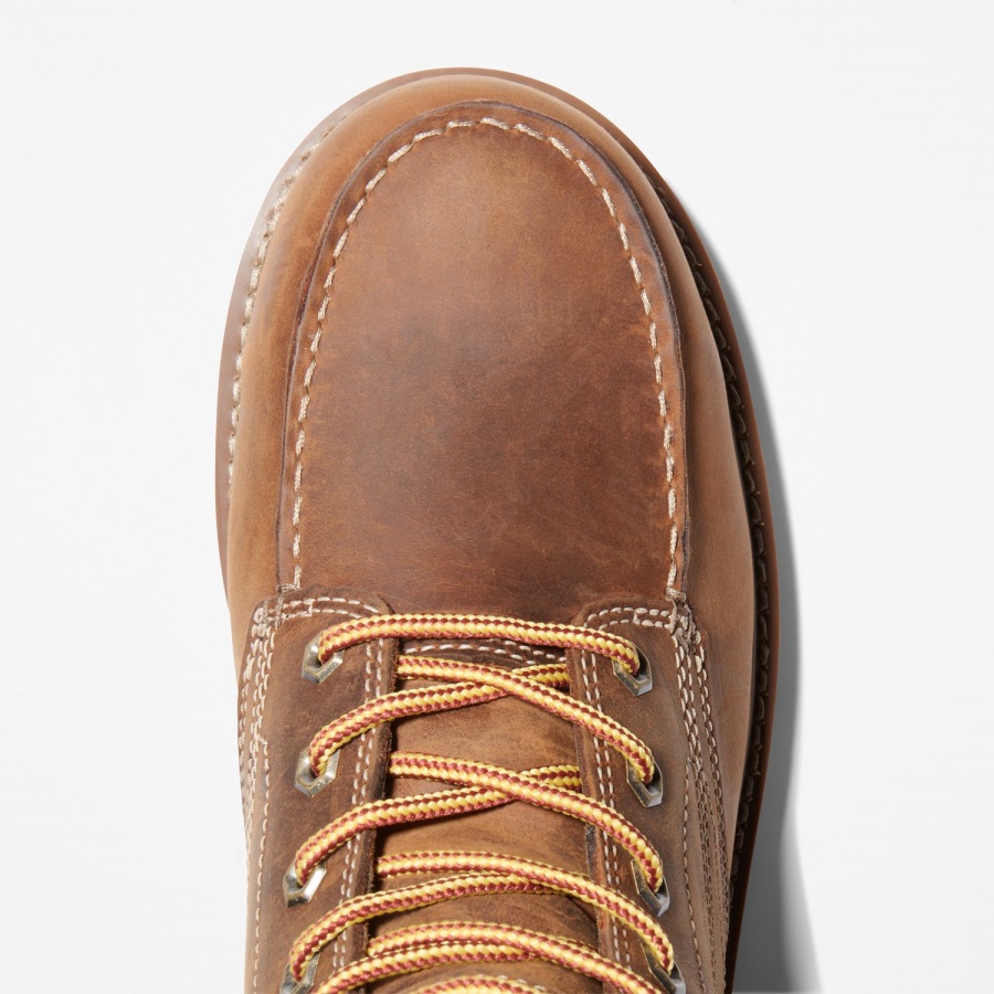 Golden Brown Full-Grain Men's Gridworks 6 Waterproof Work Boot Timberland Ireland