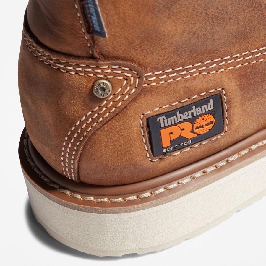 Golden Brown Full-Grain Men's Gridworks 6 Waterproof Work Boot Timberland Ireland