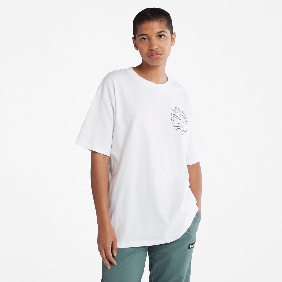 Graphic-Logo T-Shirt White Timberland Ireland