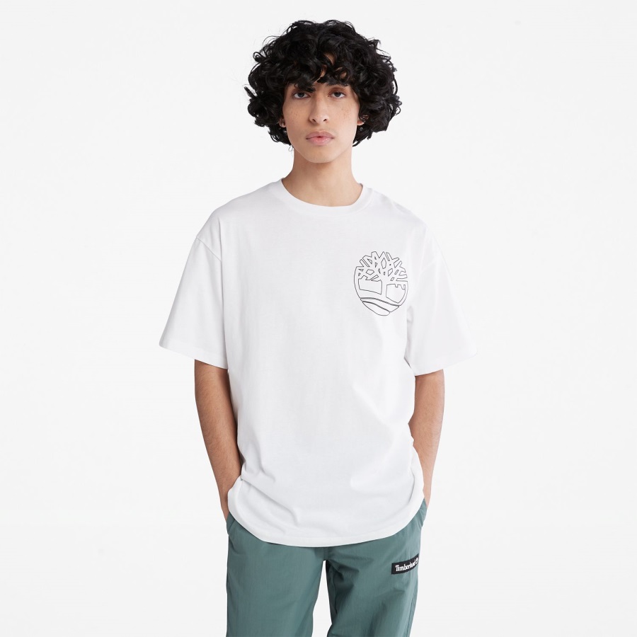 Graphic-Logo T-Shirt White Timberland Ireland