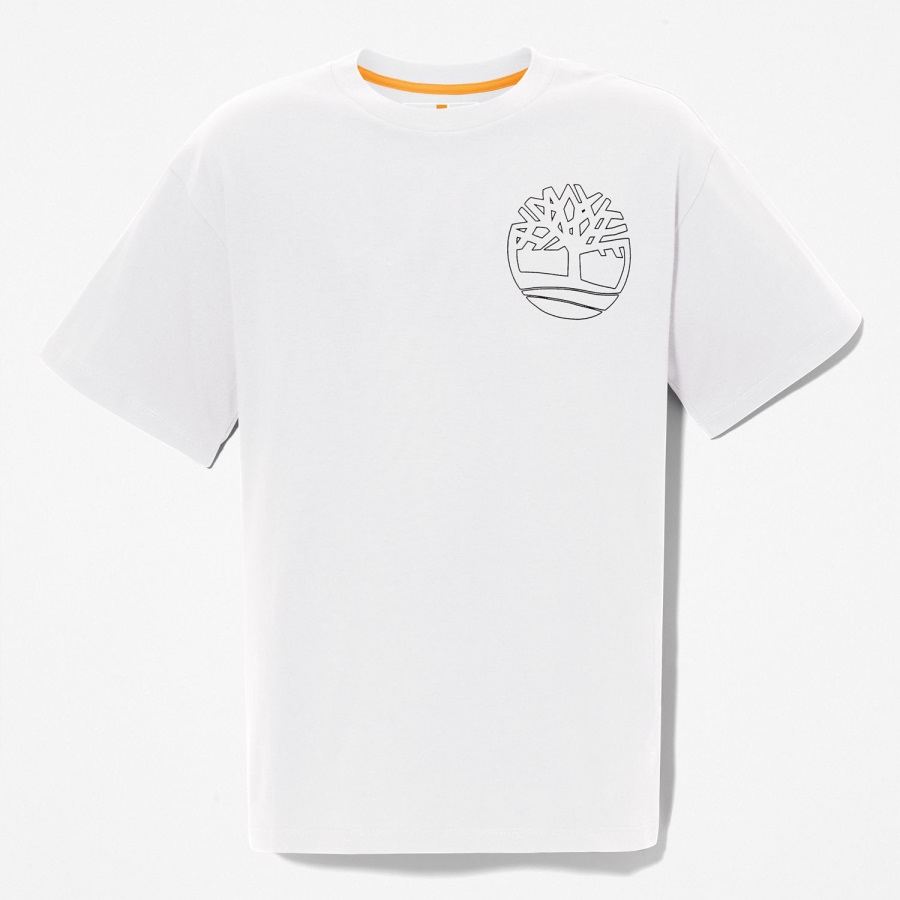 Graphic-Logo T-Shirt White Timberland Ireland