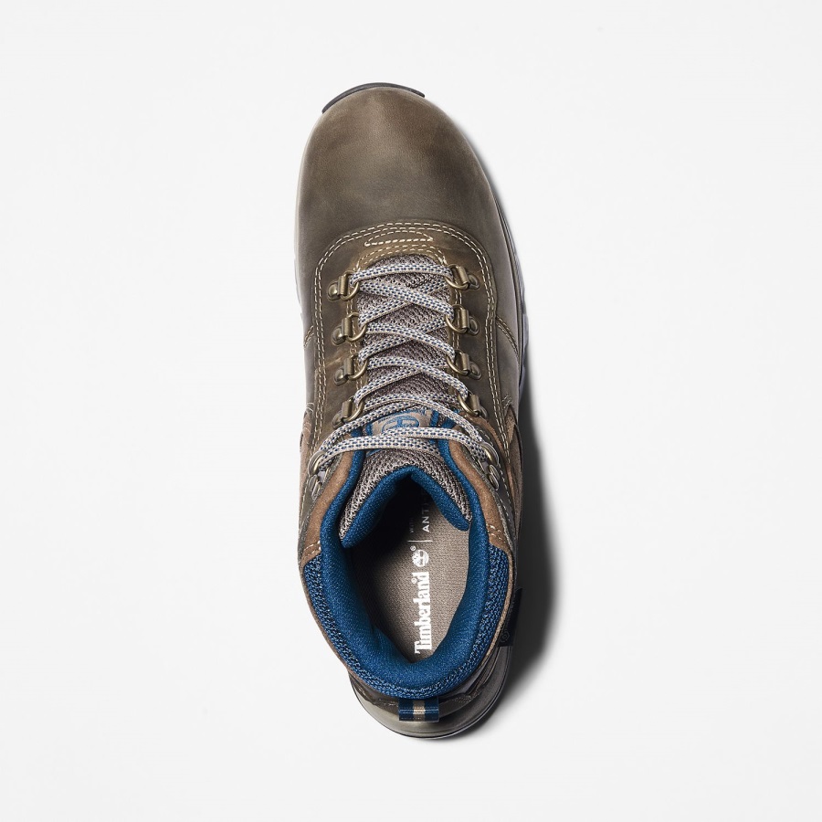 Grey Full-Grain Timberland Ireland Women's Mt Maddsen Waterproof Hiking Boots