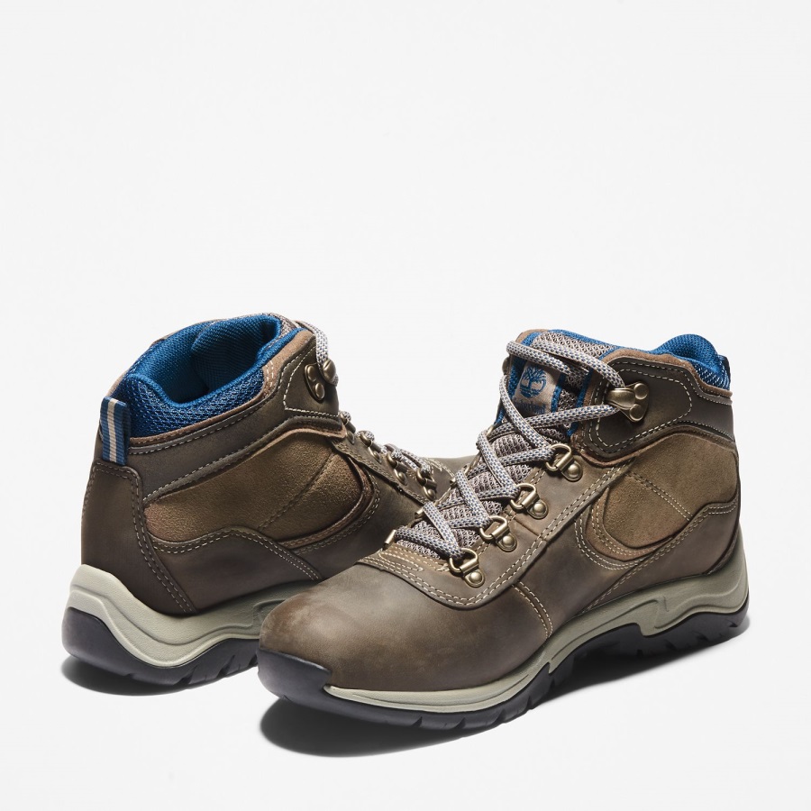 Grey Full-Grain Women's Mt Maddsen Waterproof Hiking Boots Timberland Ireland