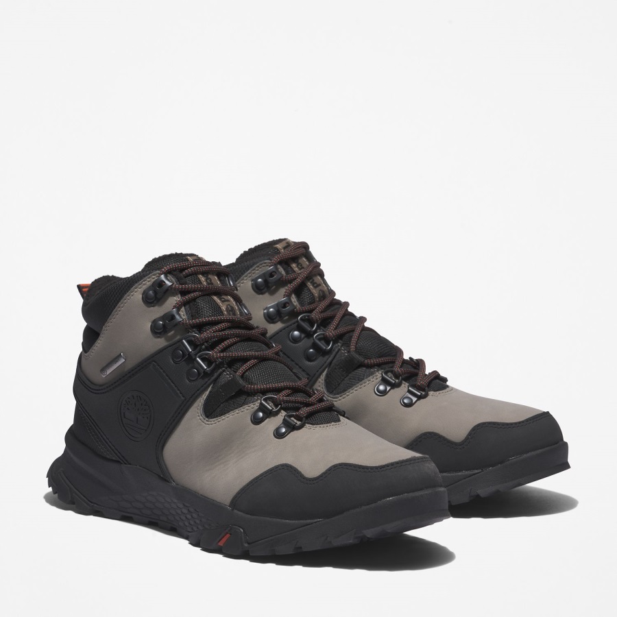 Grey Leather Timberland Ireland Men's Lincoln Peak Waterproof Hiking Boots