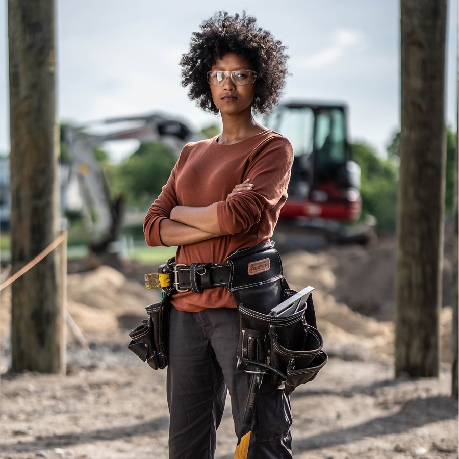 Grey/Purple Timberland Ireland Women's Switchback Waterproof Composite Safety-Toe Work Boots