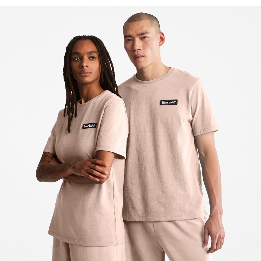 Heavyweight Logo T-Shirt Timberland Ireland Cameo Rose