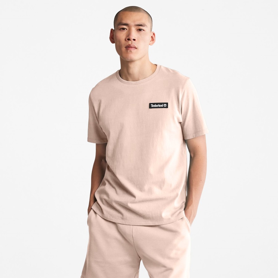 Heavyweight Logo T-Shirt Timberland Ireland Cameo Rose