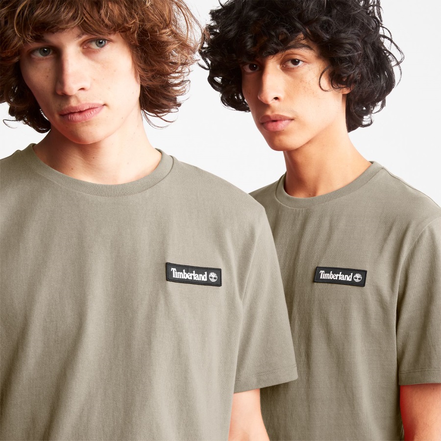 Heavyweight Logo T-Shirt Timberland Ireland Taupe