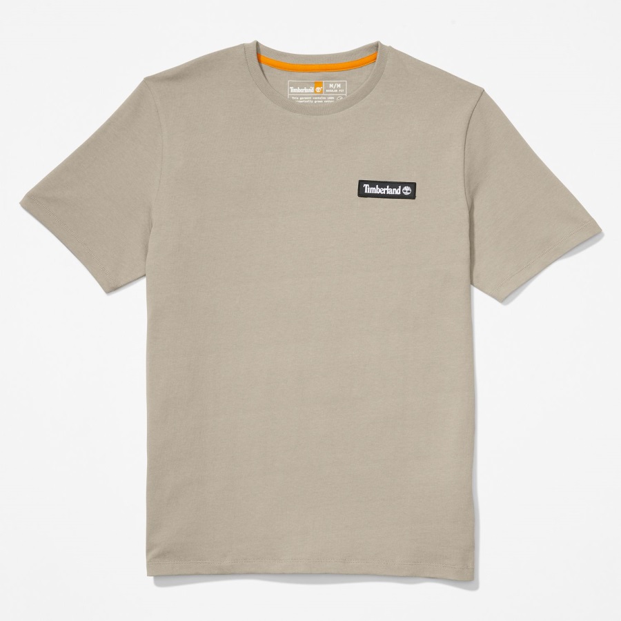 Heavyweight Logo T-Shirt Timberland Ireland Taupe