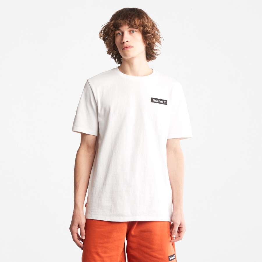 Heavyweight Logo T-Shirt White Timberland Ireland