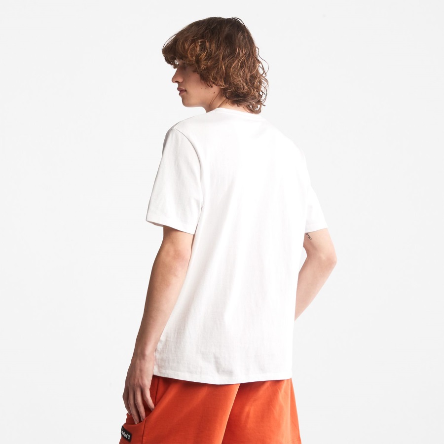 Heavyweight Logo T-Shirt White Timberland Ireland