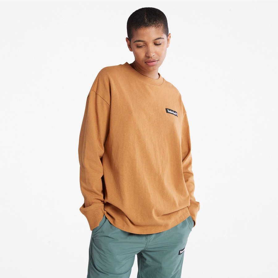 Heavyweight Long-Sleeve T-Shirt Timberland Ireland Wheat