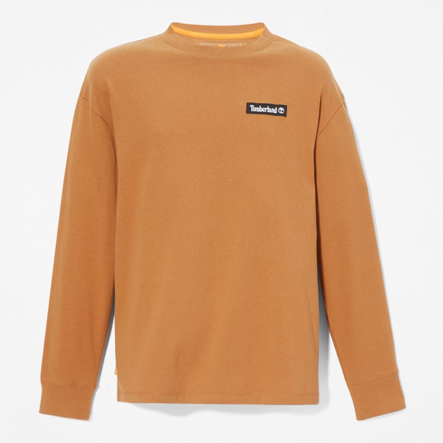 Heavyweight Long-Sleeve T-Shirt Timberland Ireland Wheat