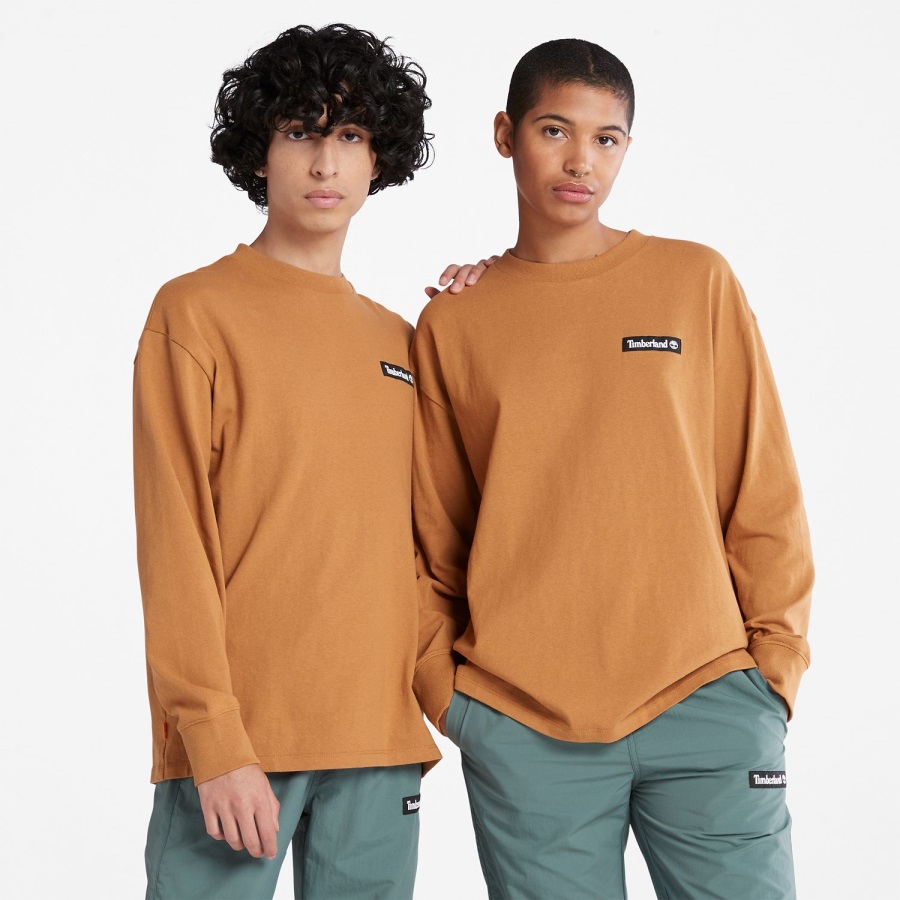 Heavyweight Long-Sleeve T-Shirt Wheat Timberland Ireland