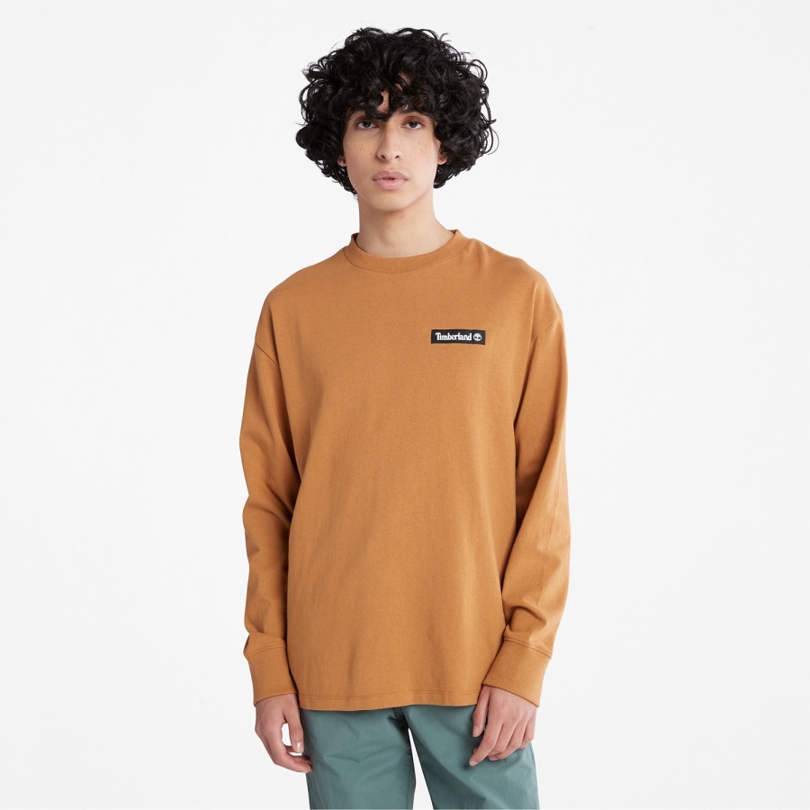 Heavyweight Long-Sleeve T-Shirt Wheat Timberland Ireland