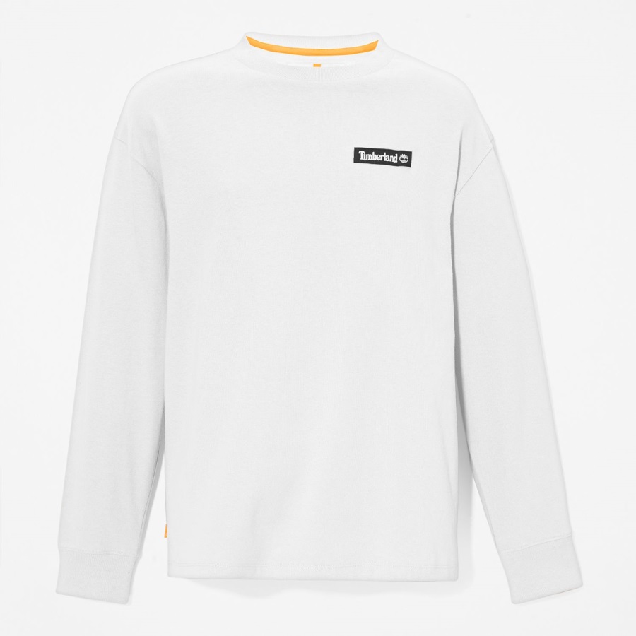 Heavyweight Long-Sleeve T-Shirt White Timberland Ireland
