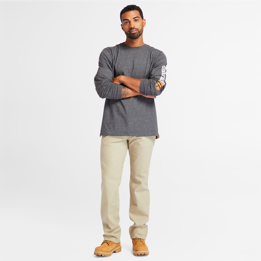 Khaki Timberland Ireland Men's Pro 8 Series Flex Canvas Work Pant