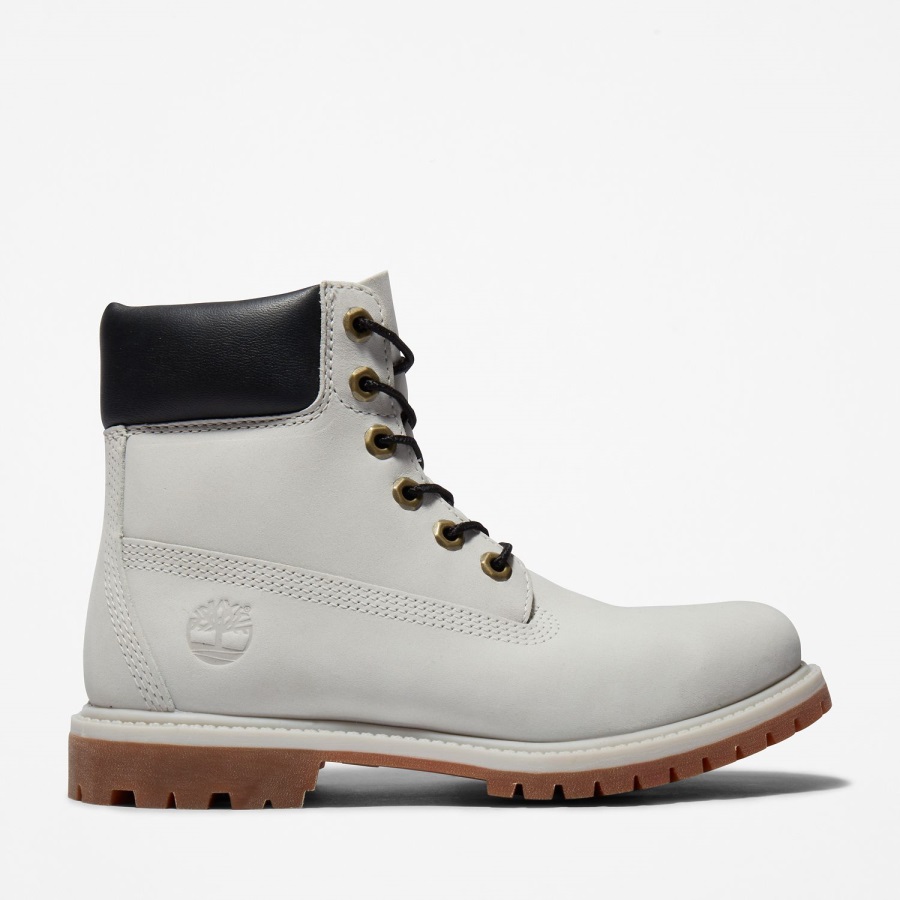 Light Grey Nubuck Women's Premium 6-Inch Waterproof Boots Timberland Ireland