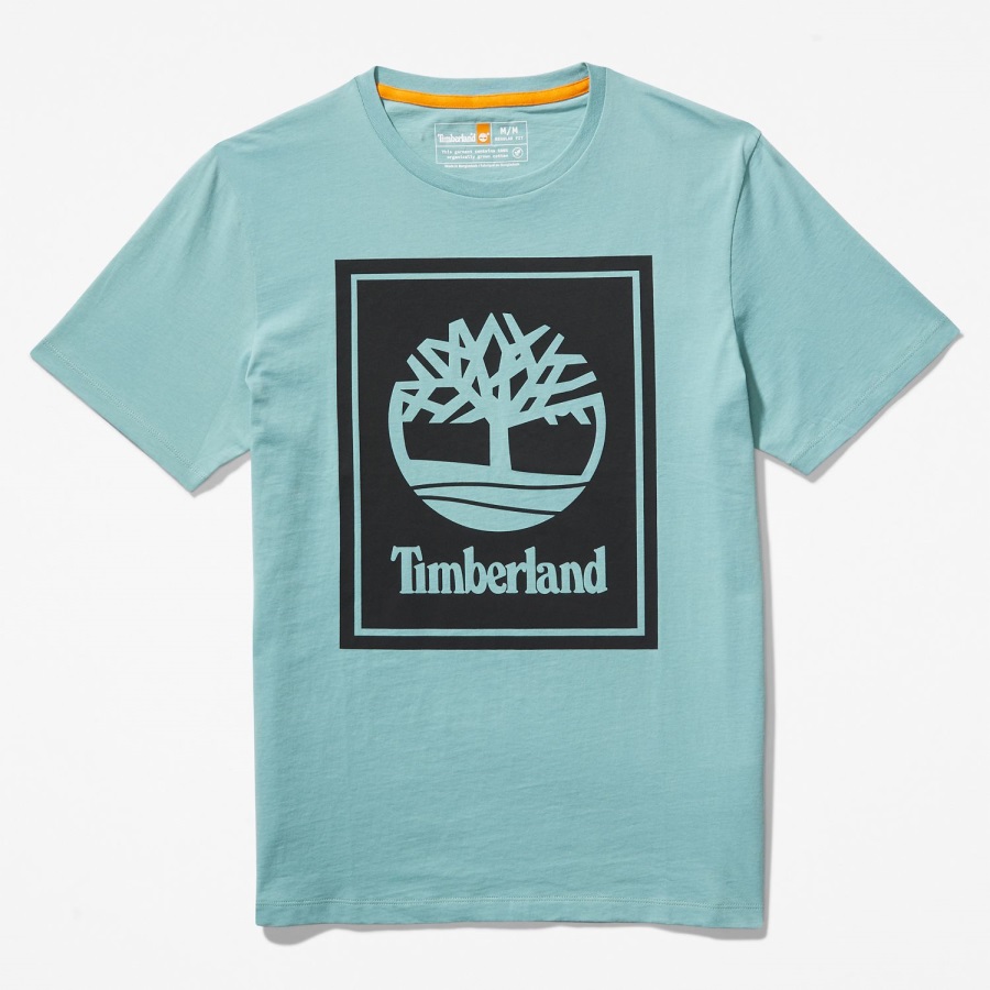 Logo T-Shirt Timberland Ireland Mineral Blue/Black