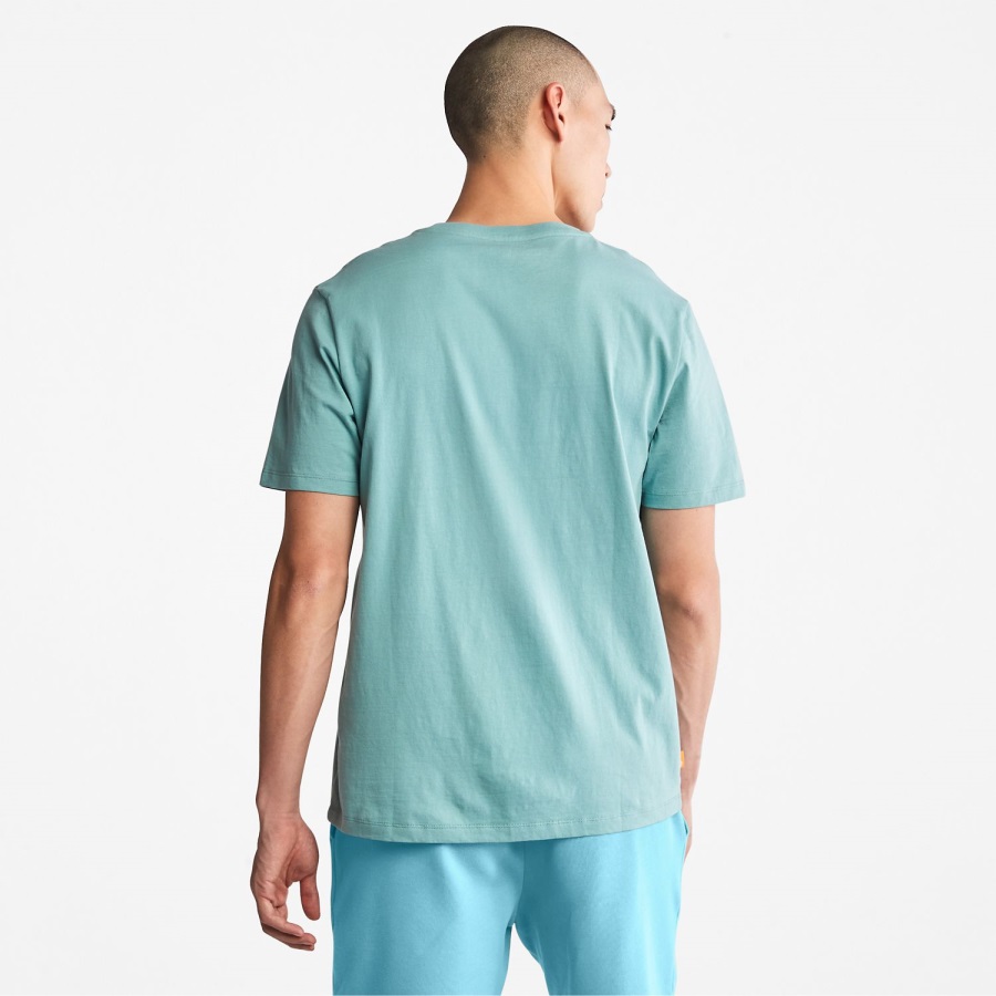 Logo T-Shirt Timberland Ireland Mineral Blue