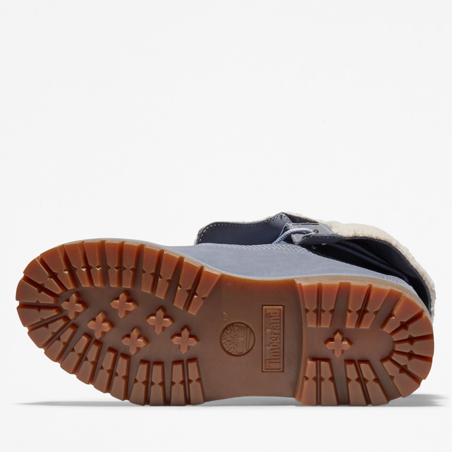 Medium Blue Nubuck Timberland Ireland Women's Authentics Waterproof Roll-Top Boots