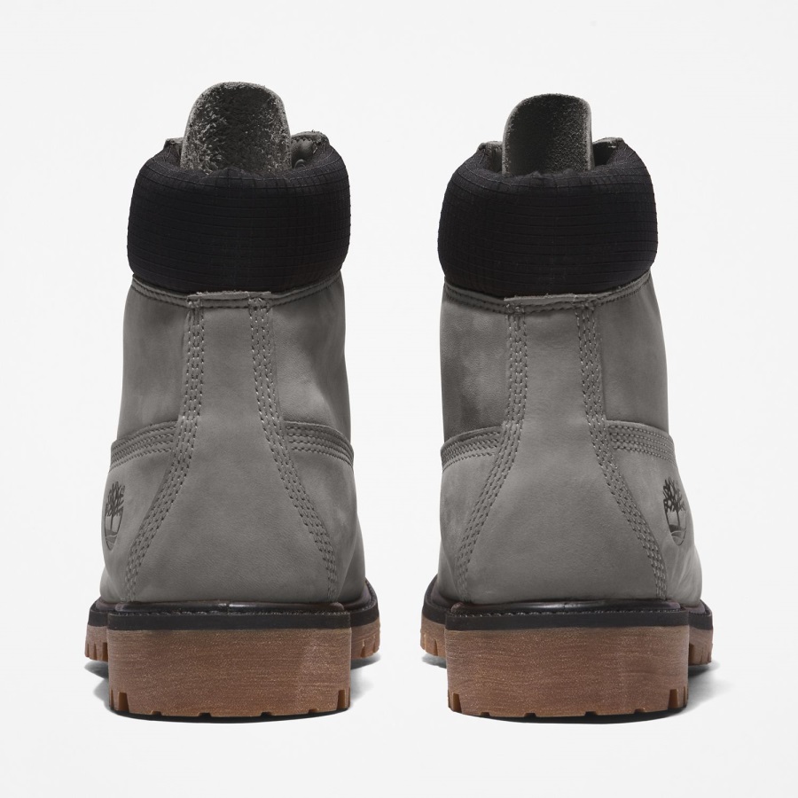 Medium Grey/Blue Timberland Ireland Men's Premium 6-Inch Waterproof Boots