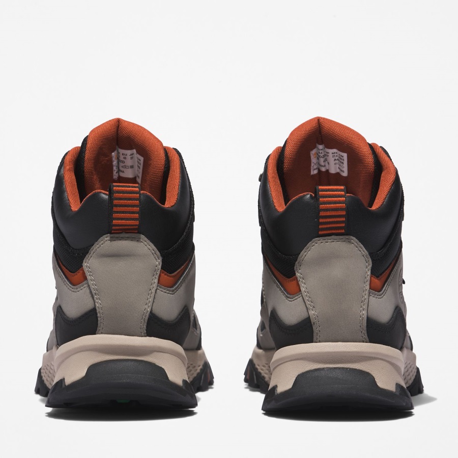 Medium Grey Leather Men's Lincoln Peak Waterproof Hiking Boots Timberland Ireland