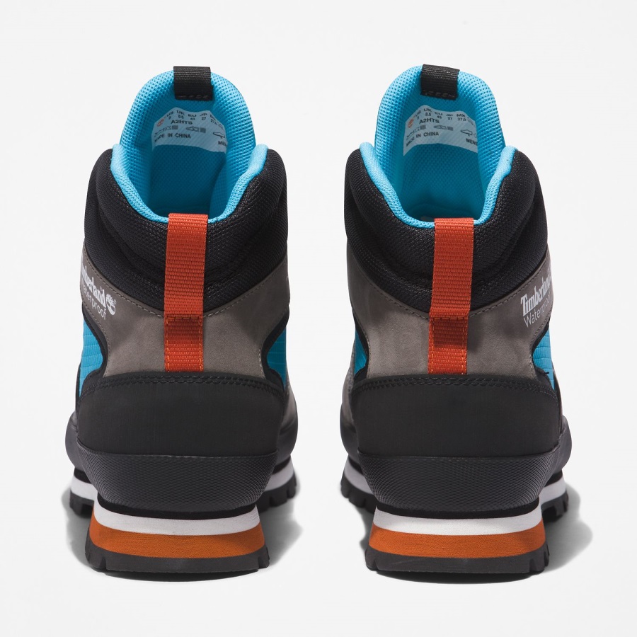 Medium Grey Nubuck Timberland Ireland Men's Euro Hiker Waterproof Hiking Boots