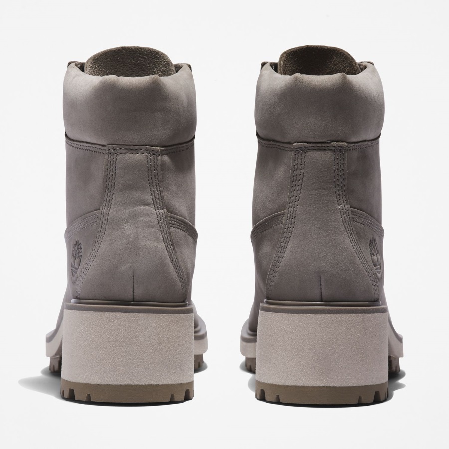 Medium Grey Nubuck Timberland Ireland Women's Kinsley 6-Inch Waterproof Boots