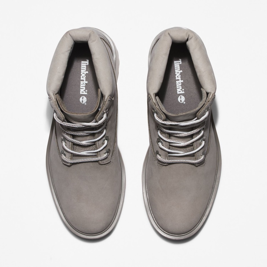 Medium Grey Nubuck Women's Kinsley 6-Inch Waterproof Boots Timberland Ireland