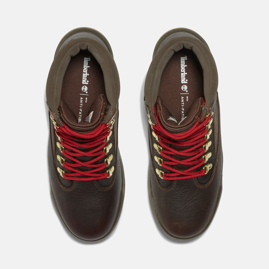 Men's 6-Inch Waterproof Field Boots Dark Brown Full-Grain Timberland Ireland