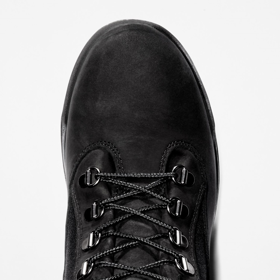 Men's 6-Inch Waterproof Field Boots Timberland Ireland Black Nubuck