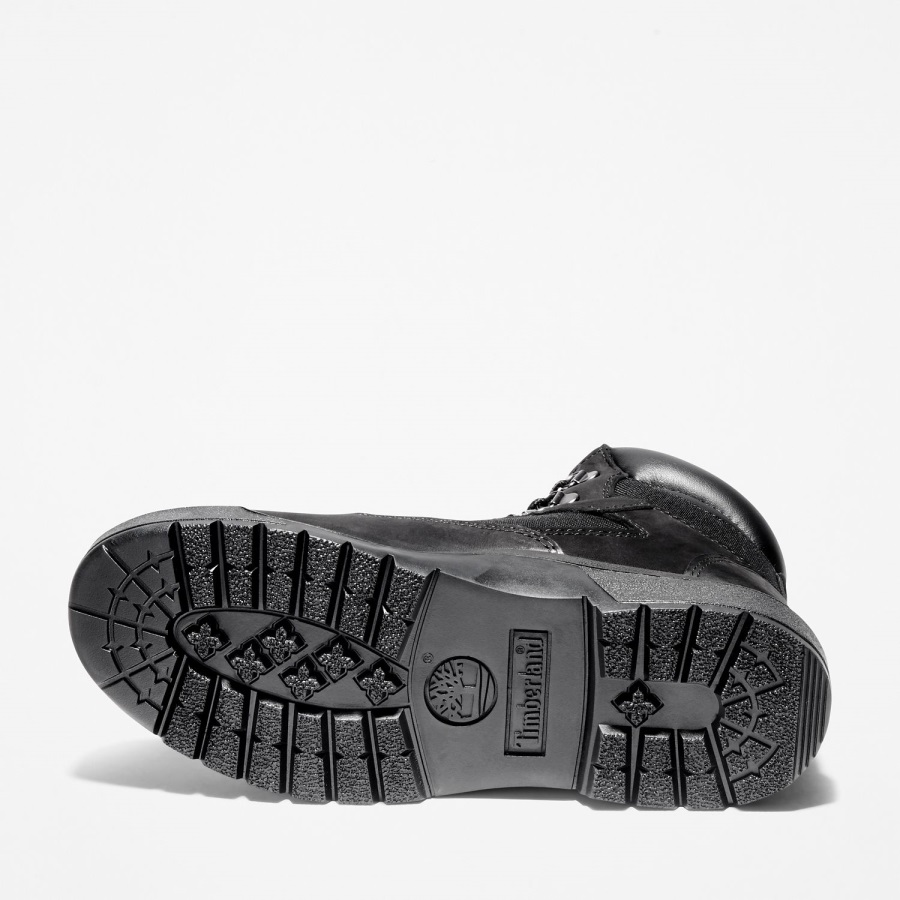 Men's 6-Inch Waterproof Field Boots Timberland Ireland Black Nubuck