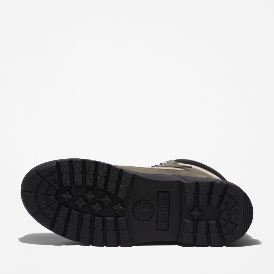 Men's 6-Inch Waterproof Field Boots Timberland Ireland Dark Green Nubuck